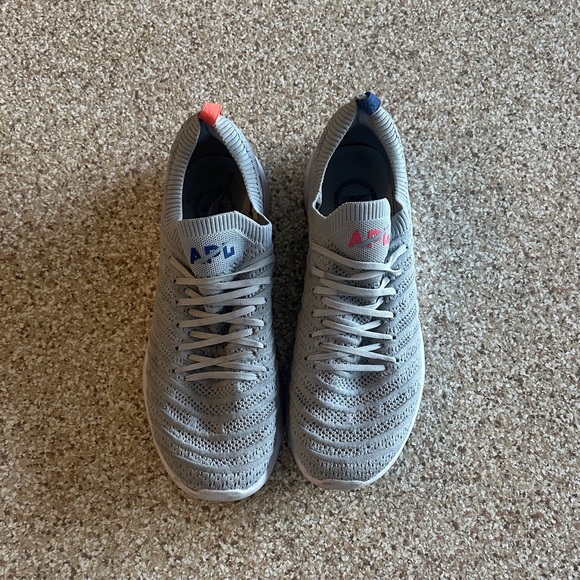 APL Gray Knit Men's Sneakers - Picture 1 of 4
